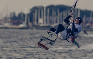 Kiten auf Fehmarn