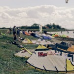 Der Strand am Festivalgelände