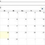Kalender Beispielbild