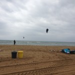Barcelonas Strand ein Kite Paradies ?