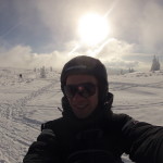 Snowkiting im Mittelgebirge