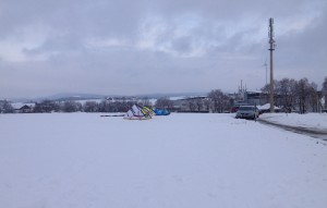 Snowkites in Bonndorf