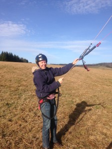 Schulung mit Adriaan am Kite