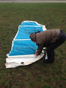 Olli P. Kiteschulung auf dem Tempelhofer Feld